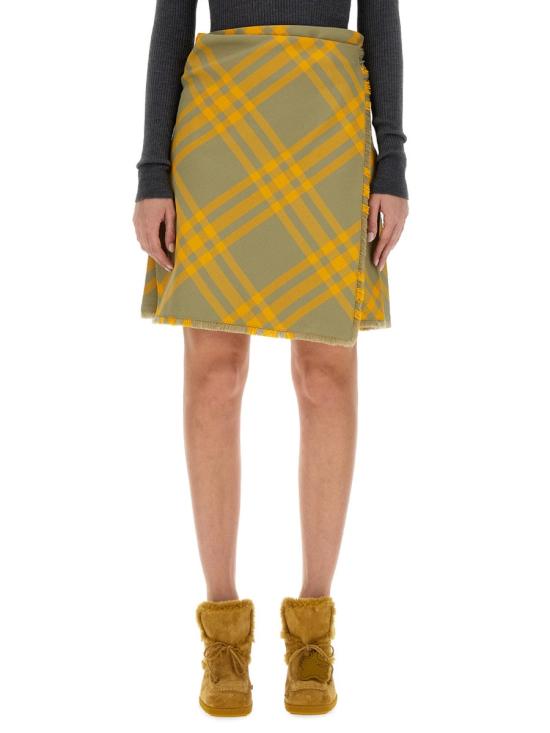  버버리 스커트 8077203 B7363 YELLOW - BURBERRY
