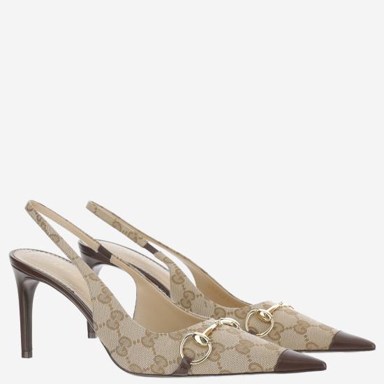 26FW 구찌 돈나 슬링백 펌프스 A0068T BEIGE - GUCCI
