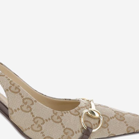 26FW 구찌 돈나 슬링백 펌프스 A0068T BEIGE - GUCCI