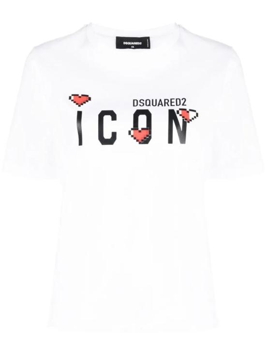  디스퀘어드2 탑 S80GC0059S23009 100 White