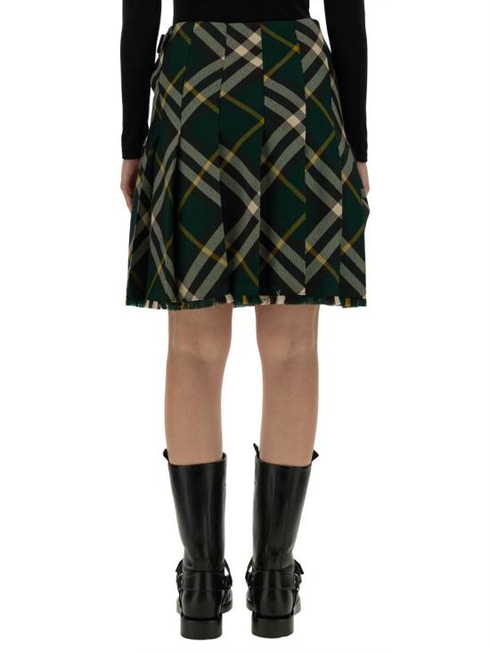  버버리 스커트 8083016 B8660 GREEN - BURBERRY