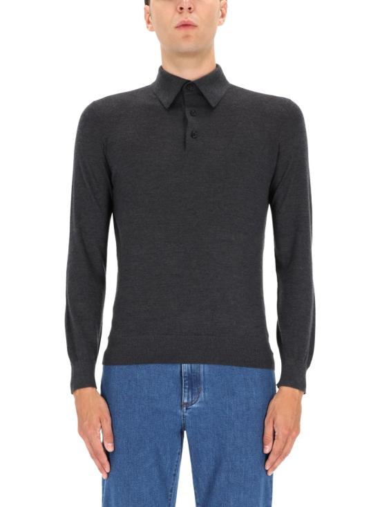 25FW 에르메네질도제냐 탑 UGJ00A2 132K98 GRAY - ERMENEGILDO ZEGNA