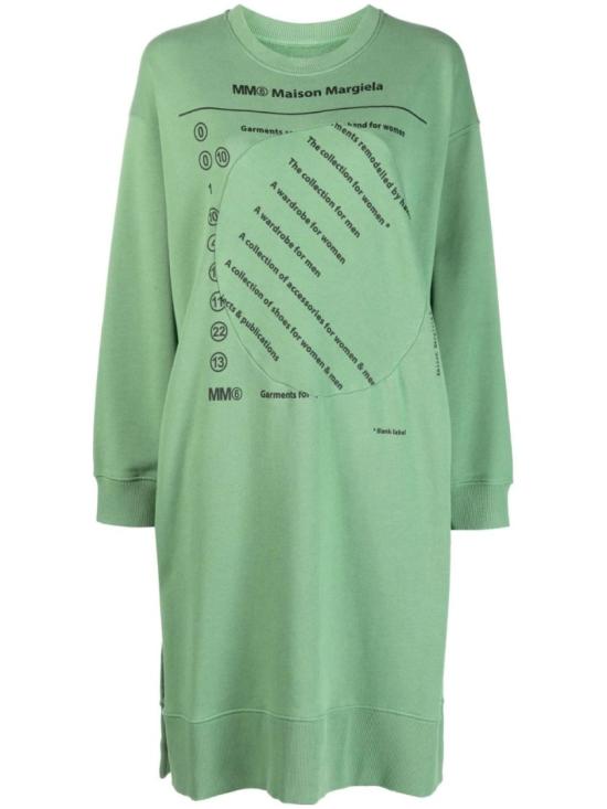  MM6 메종마르지엘라 미디 원피스 S52CT0749S25537 627 Green