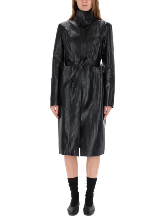25FW 아워레가시 트렌치 코트 W4259CS SABLEBLACKFLUIDCALFSKIN - OUR LEGACY