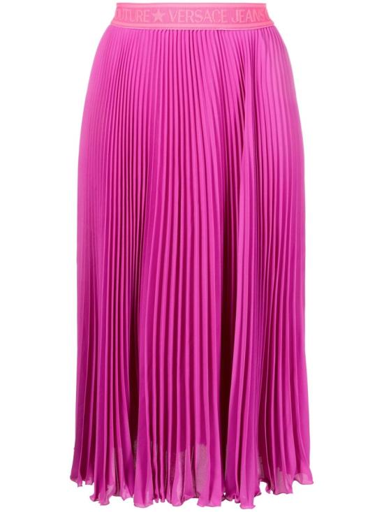  베르사체 롱 스커트 75HAE808N0229455 Pink
