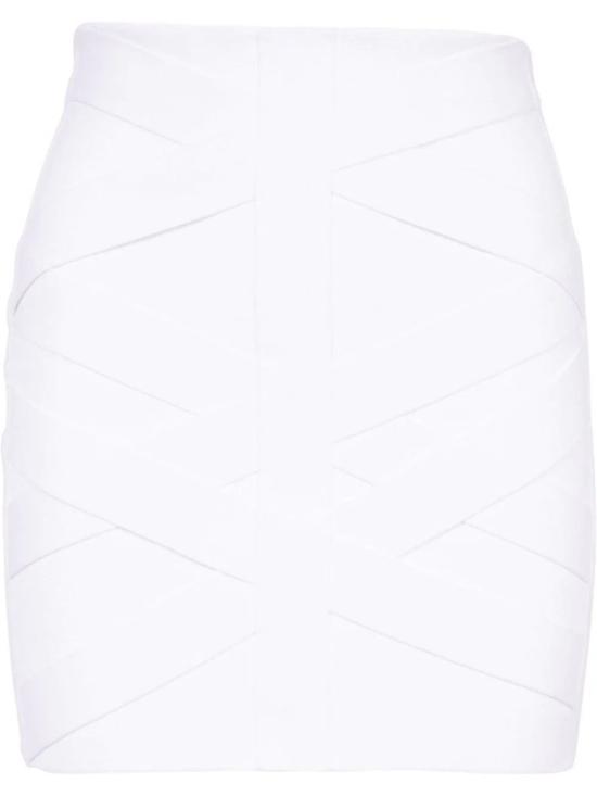  발망 숏 스커트 XF0LB005KC02 0FA White