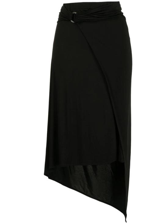  파코라반 미디 스커트 20HJJU127VI0267 Black
