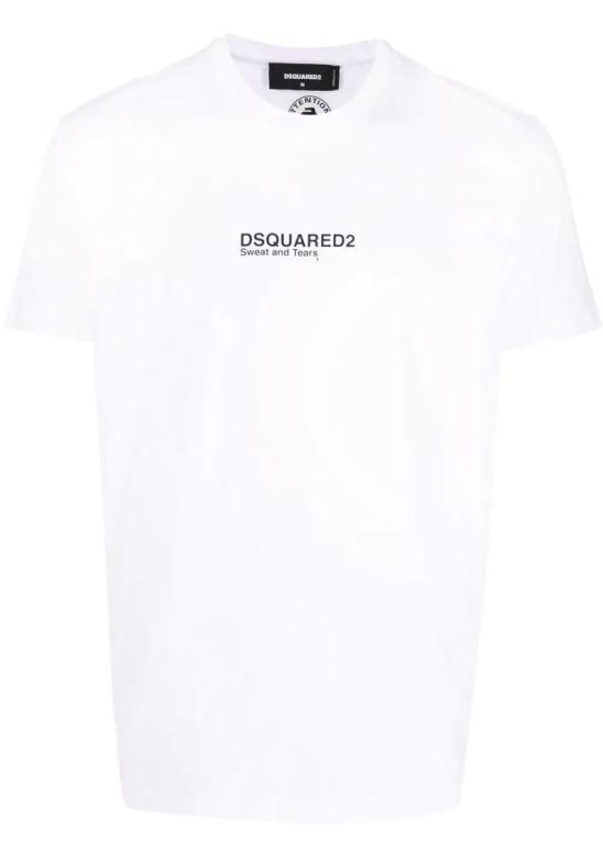  디스퀘어드2 반팔 티셔츠 S74GD0969S22507 100 White