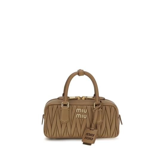26FW 미우미우 아르카디 마테라쎄 나파 가죽 백 MI5BB142VOONAN88F098LBB BEIGE