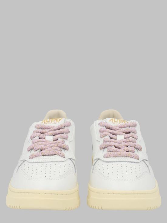 26FW 오트리 메달리스트 로우 레더 스니커즈 AULW SW04 MULTICOLOR
