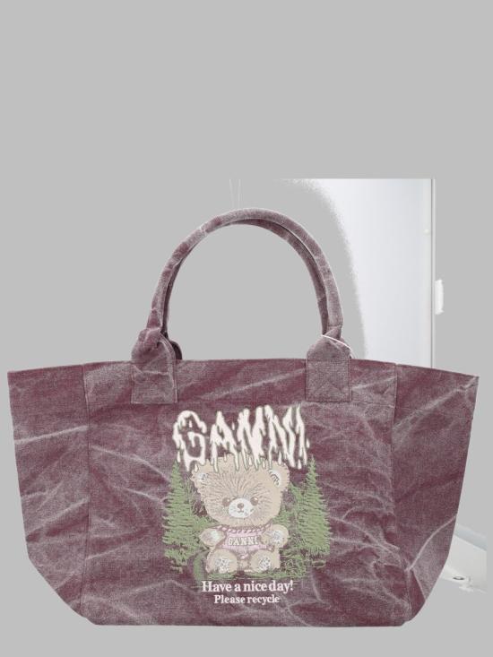 26FW 가니 토트백 C2080040 431 BROWN