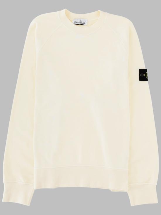 26FW 스톤 아일랜드 오가닉 코튼 플리스 오버사이즈핏 크루넥 스웨트셔츠 오가닉 코튼 플리스 오버사이즈핏 크루넥 스웨트셔츠 L2S156100008 S0051V0093 BEIGE