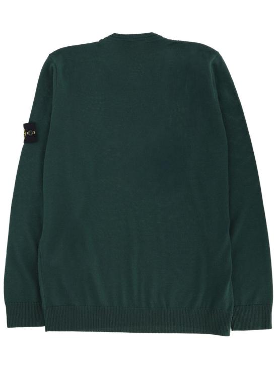 25FW 스톤 아일랜드 라이트 RWS 퓨어 울 크루넥 스웨트셔츠 5100071 S00C4V005E GREEN - STONE ISLAND