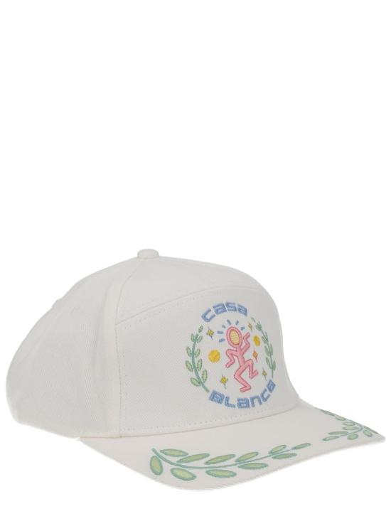 26SS 카사블랑카 볼캡 A SP26 HAT 008 01WHITE - CASABLANCA