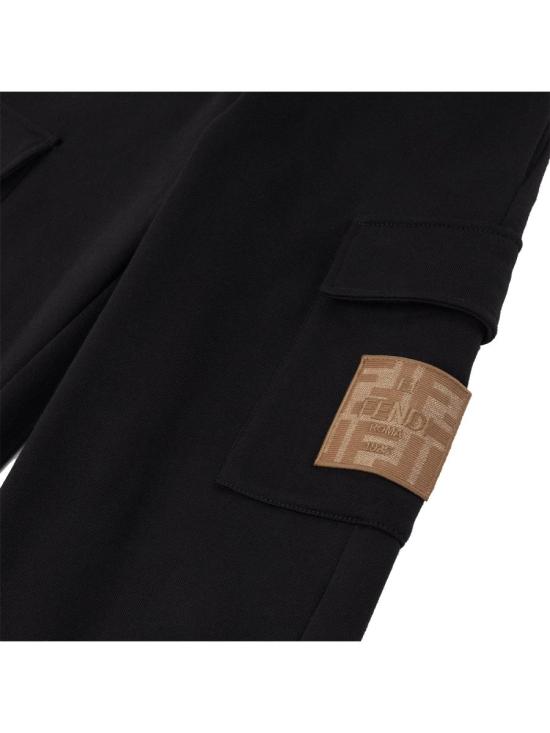 25FW 펜디 트레이닝/조거 팬츠 JUF171K 5V0F0GME BLACK - FENDI