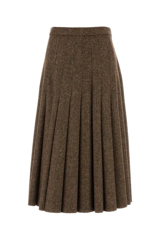 26FW 브루넬로 쿠치넬리 스커트 MD002G4092 C002 BROWN