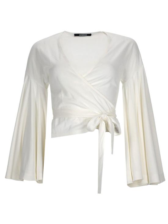 26SS 자크뮈스 블라우스 TOW00905AJ0 0254100 WHITE