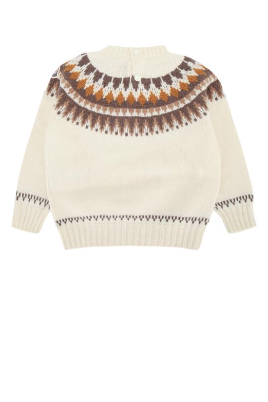 26FW [키즈] 몽클레어 니트/스웻셔츠 L29519C00003M4281 034 CREAM - MONCLER