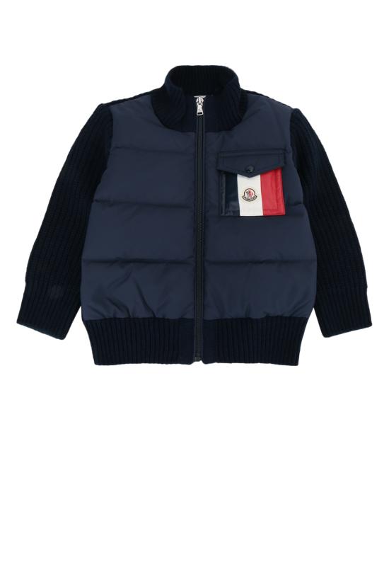 26FW [키즈] 몽클레어 니트/스웻셔츠 L29519B00003M4281 745 NAVYBLUE