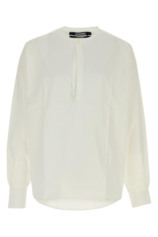 26FW 자크뮈스 긴팔 셔츠 SHM00640AW00291 100 White