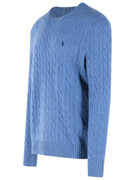 26FW 폴로 랄프로렌 케이블 니트 스웨터 710876762504 Blue - POLO RALPH LAUREN