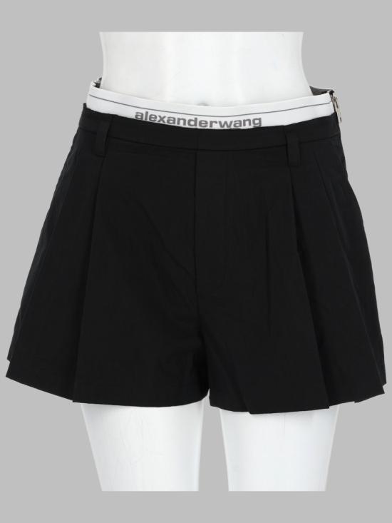 26FW 알렉산더 왕 숏팬츠 1WC3264042 001 BLACK