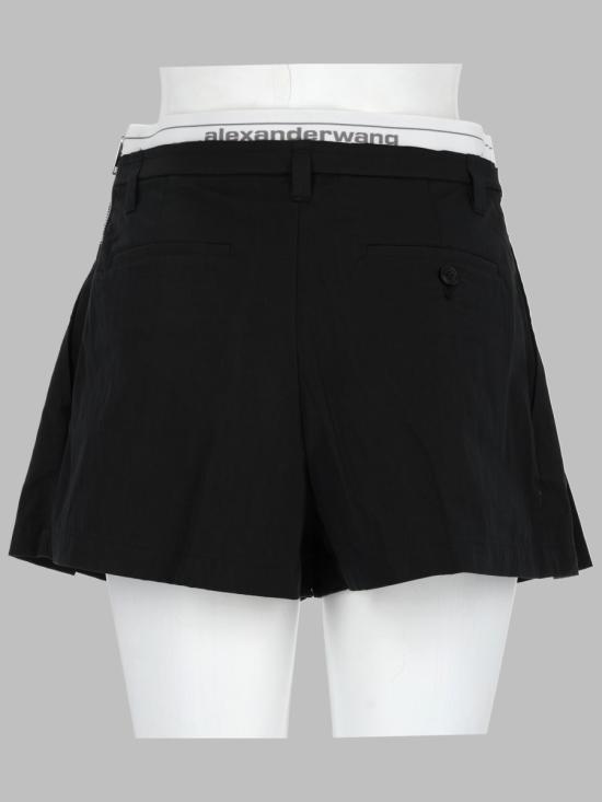 26FW 알렉산더 왕 숏팬츠 1WC3264042 001 BLACK - ALEXANDER WANG