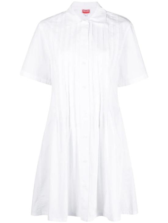  겐조 미디 원피스 FD52RO1145DE02 White