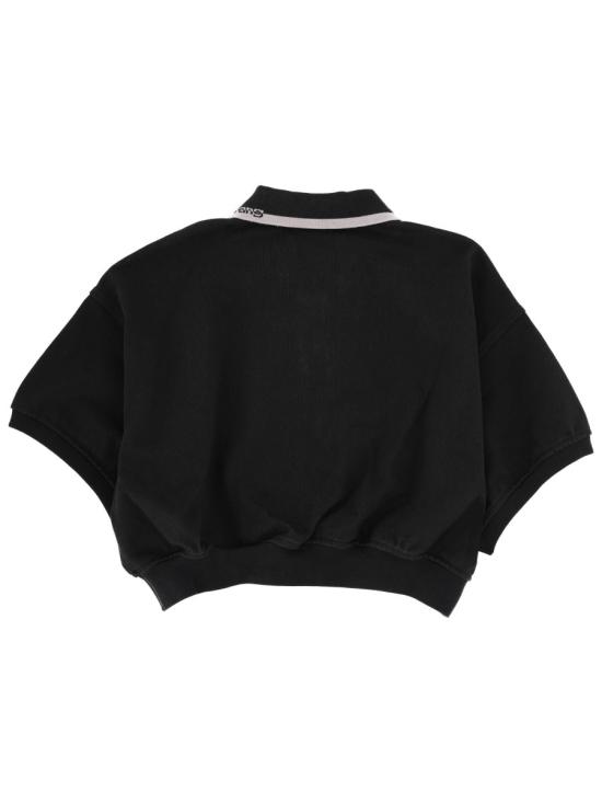 26SS 티바이알렉산더왕 폴로 티셔츠 4CC1261207 001 BLACK