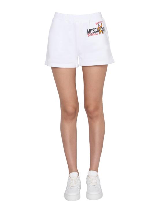  모스키노 숏팬츠 03781027 1001 WHITE