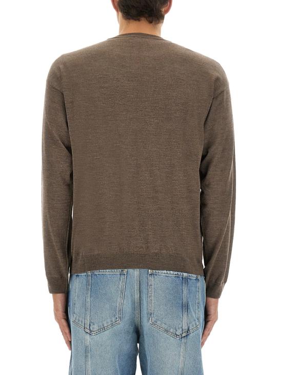 25FW 모스키노 스웨터 09075201 0517 BROWN