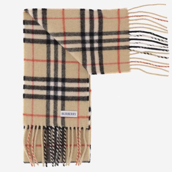26FW 버버리 슬림 체크 캐시미어 스카프 8113377 MULTICOLOR - BURBERRY