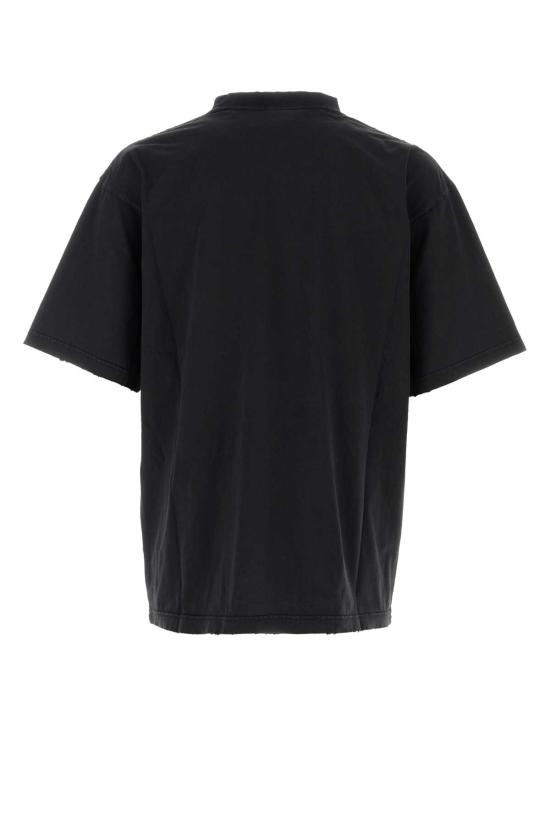 26FW 발렌시아가 디 어드레스 미디엄 핏 티셔츠 764235TUVO6 1041 Black - BALENCIAGA