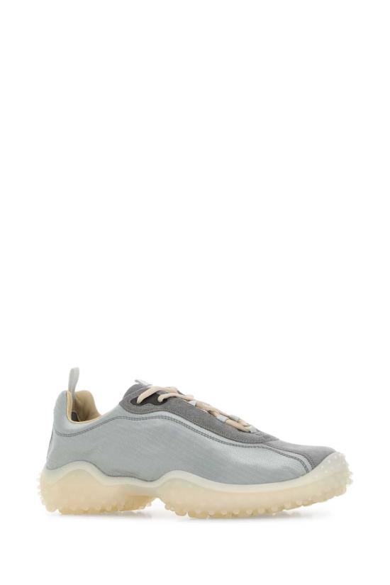 26FW 미우미우 버블 테크니컬 패브릭 및 스웨이드 스니커즈 5E806EFA0453M0K F0424 Grey - MIU MIU