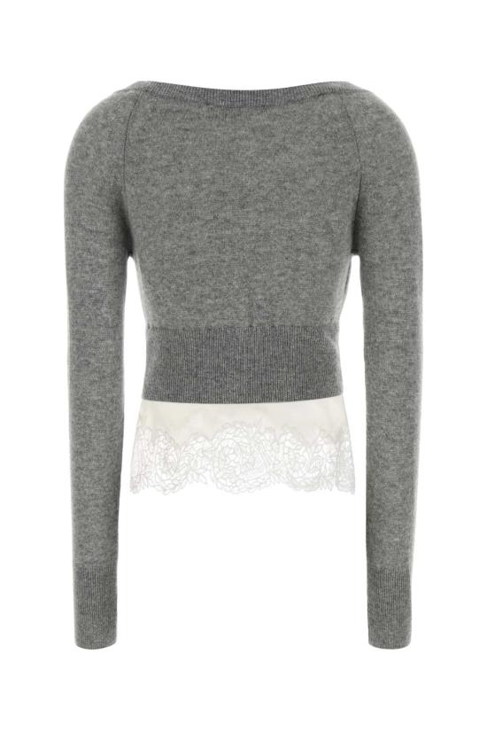 26FW 에르마노 설비노 스웨터 D492N300APPYU N1704 Grey - ERMANNO SCERVINO