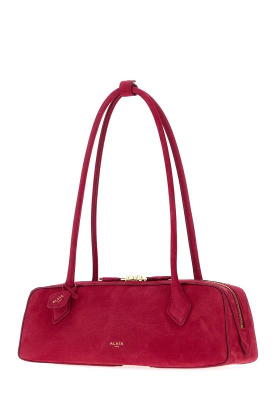 26FW 알라이아 르 테켈 미디움 레더 숄더백 AA1S06033CA214 424 RED - ALAIA