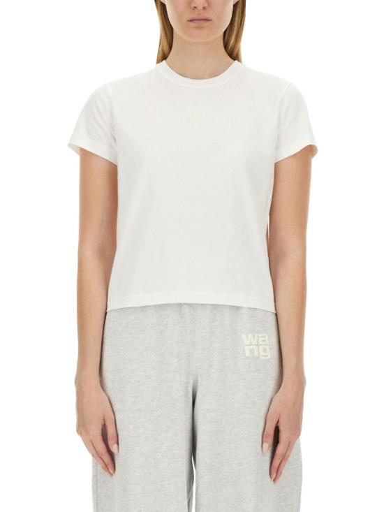 26SS 티바이알렉산더왕 폴로 티셔츠 4CC3241521 100 WHITE - T BY ALEXANDER WANG
