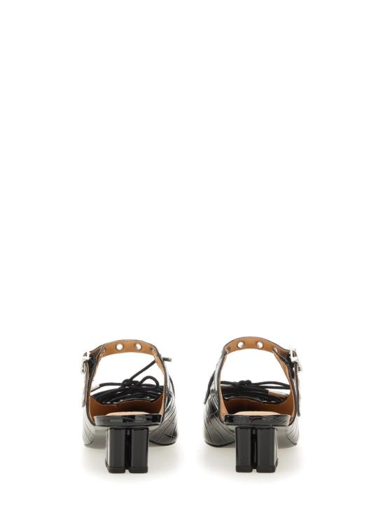 25FW 가니 플랫 슈즈 S3009 099 BLACK - GANNI