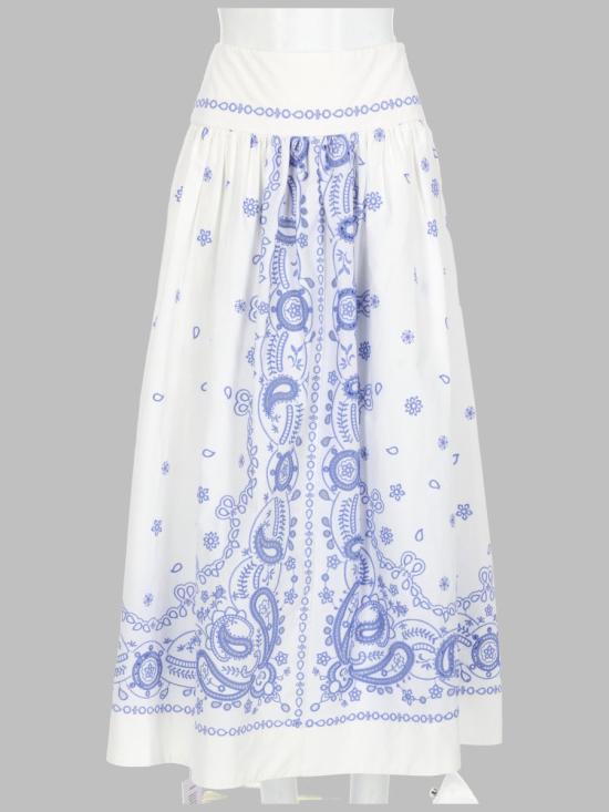 26SS 셀프 포트레이트 스커트 AC26 008MSK W WHITE
