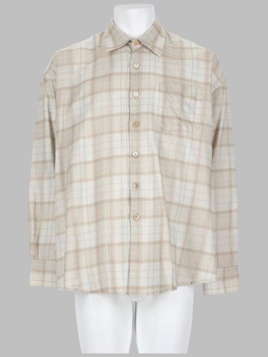 26FW 아워레가시 버로우드 체크 셔츠 M4262BSC STELLACHECKPRINT BEIGE