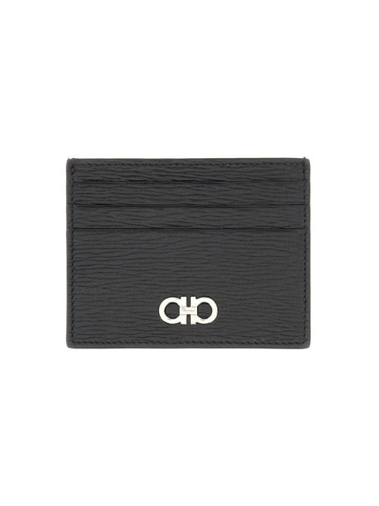 26SS 살바토레 페라가모 간치니 카드지갑 698914 66A302004 BLACK