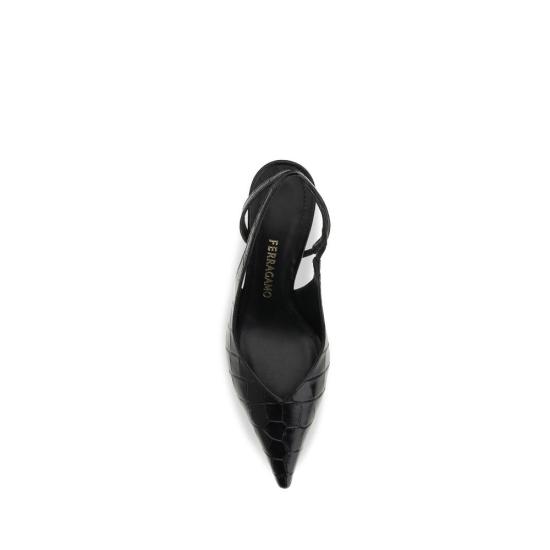 26FW 살바토레 페라가모 힐/펌프스 FE797305003BB BLACK - SALVATORE FERRAGAMO
