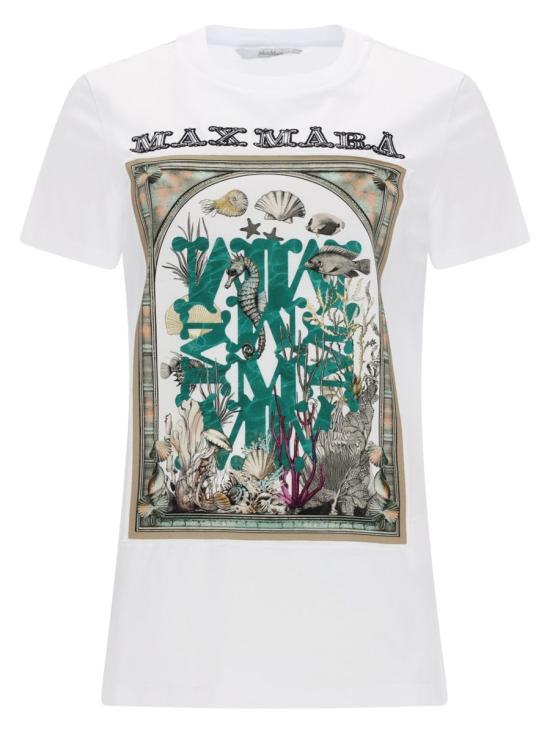 26SS 막스마라 스파디노 코튼 티셔츠 2611941062600 153019 WHITE