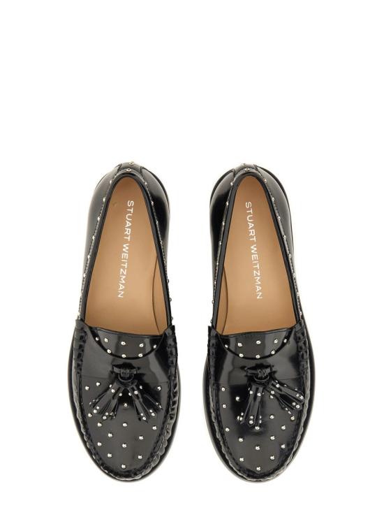 25FW 스튜어트 와이츠먼 플랫 슈즈 SL495 BLK BLACK - STUART WEITZMAN