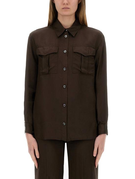  아스페시 셔츠 5489 C32801228 BROWN - ASPESI