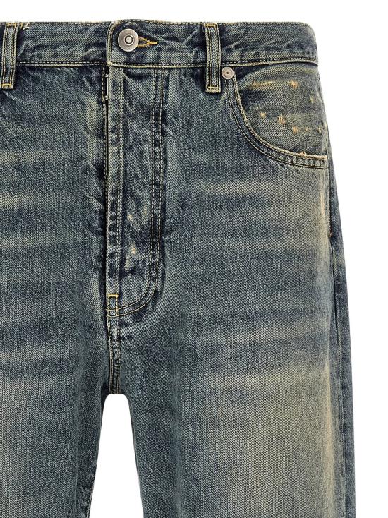 26FW 마르지엘라 데님 팬츠 워싱 처리된 연청색 청바지 - MAISON MARGIELA