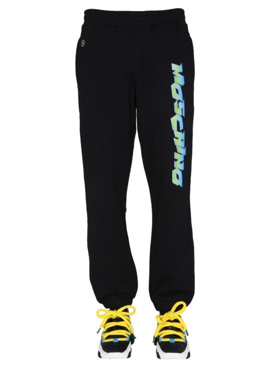  모스키노 트레이닝/조거 팬츠 03442028 1555 BLACK - MOSCHINO