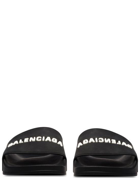  발렌시아가 풀 슬라이드 샌들 689031 W1SA61090 BLACK - BALENCIAGA