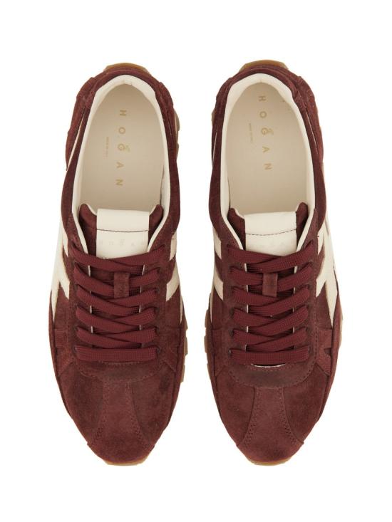 25FW 호간 스니커즈 HXW6710FP0I UHT0UU8 BURGUNDY - HOGAN