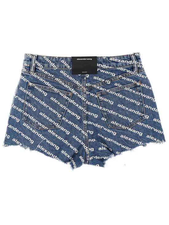 26SS 알렉산더 왕 데님 숏팬츠 4DC1214897 460 BLUE - ALEXANDER WANG